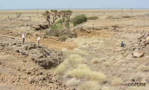 Fig. 7. Dhahaban  Quarry Palaeolithic site in Asir Province. Photo: R. Inglis, 2013 